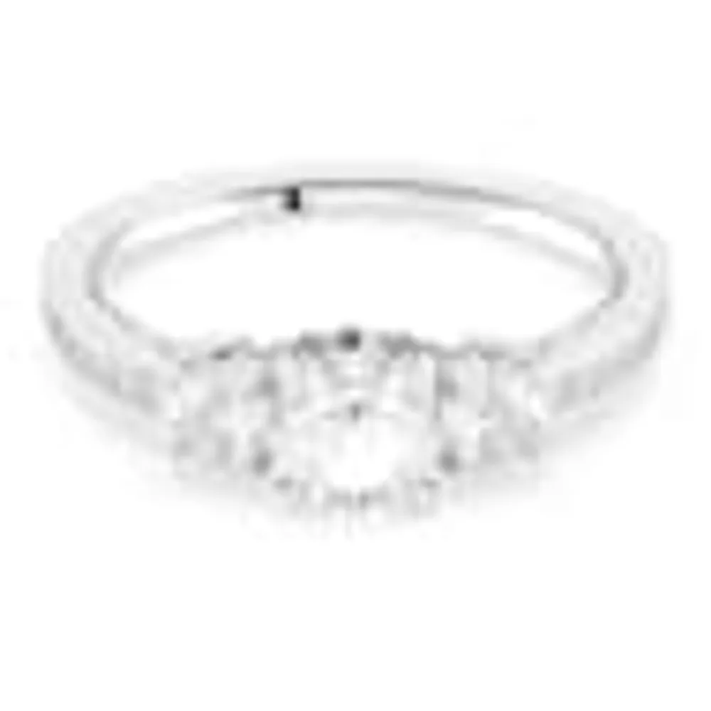 Swarovski attract trilogy round ring discount