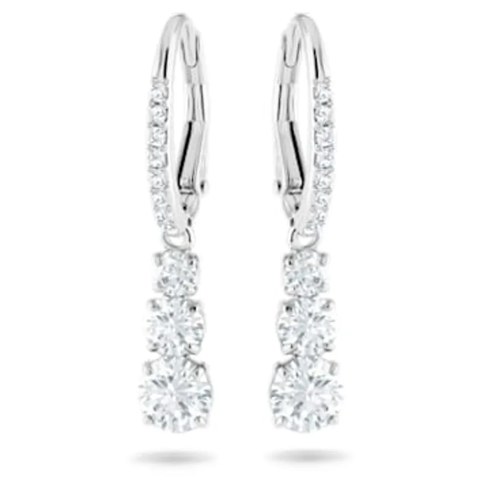 Attract trilogy round pierced sale earrings