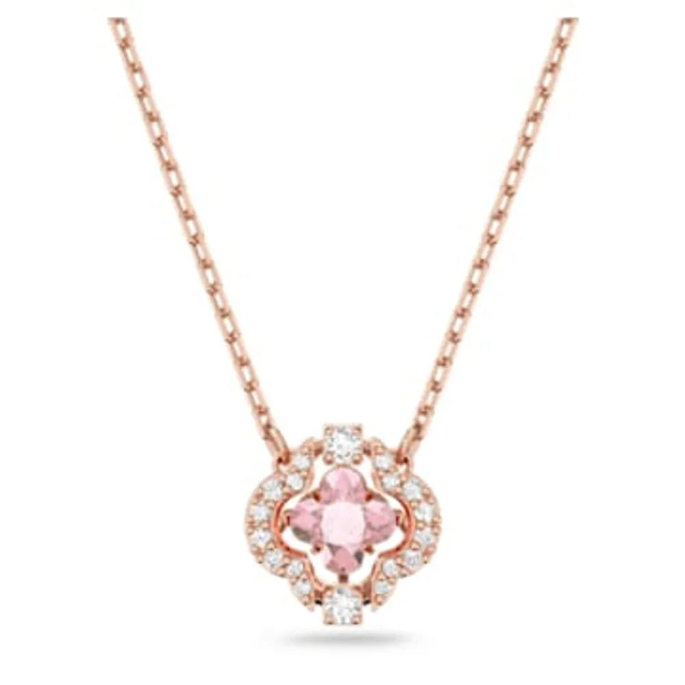 Pink rose pendant top