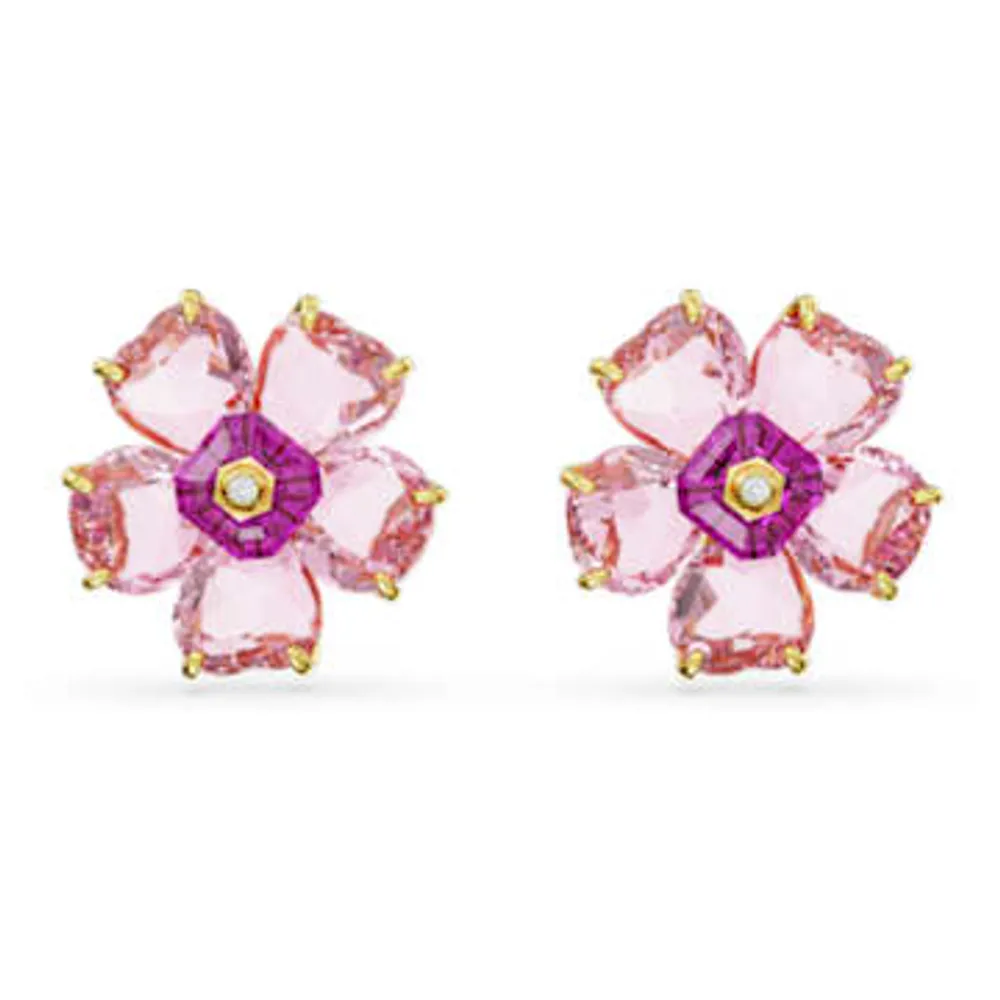 Pink stud hotsell earrings