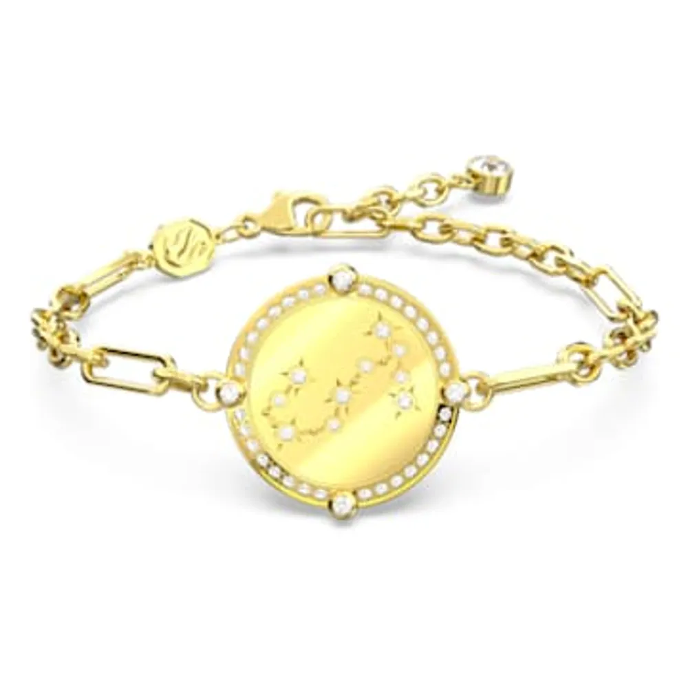 Swarovski Zodiac bracelet Scorpio Gold tone Gold tone plated by