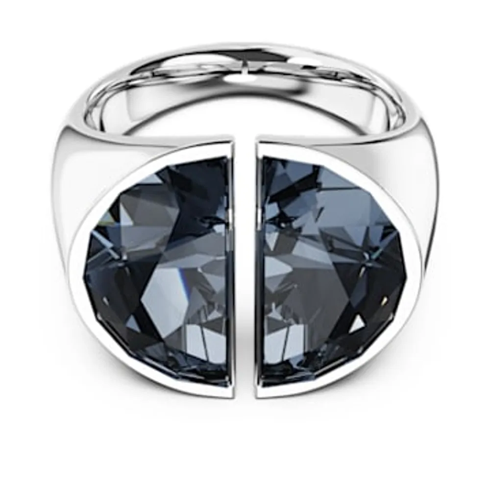 Swarovski Lucent cocktail ring Grey Upper Canada Mall