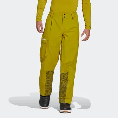 Adidas yellow 2025 golf pants