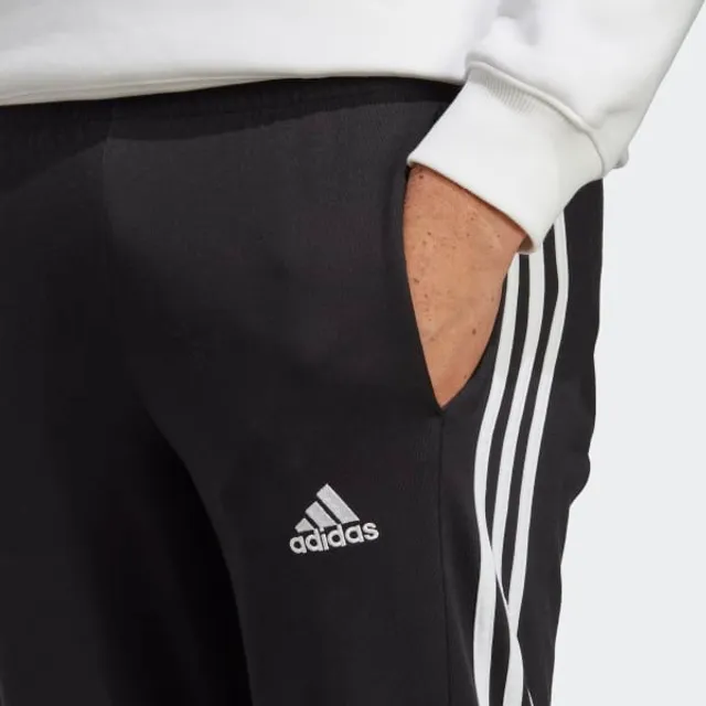 Adidas Pants Essentials 3 Franjas Tejido Jersey Pu os Abiertos