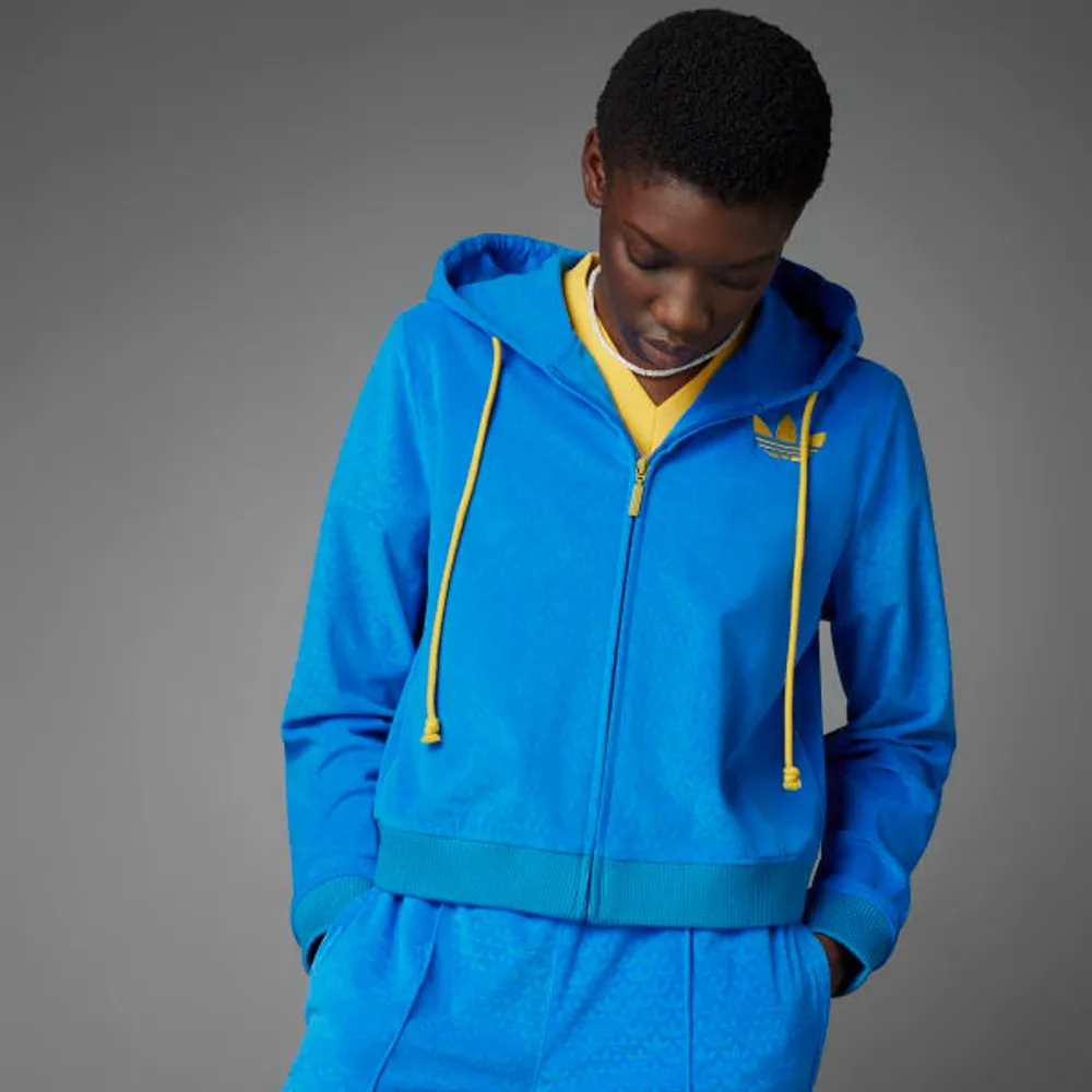Adidas chamarra azul best sale