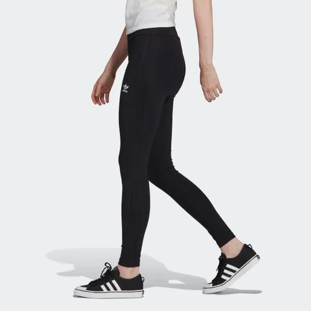 Adidas Mallas con Franjas de Terciopelo y Ribete del Trifolio