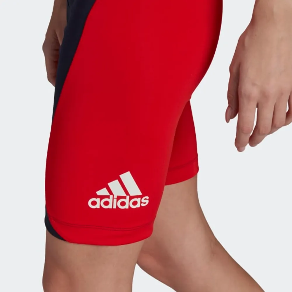 Mallas Cortas Designed to Move Colorblock Sport Corte Alto