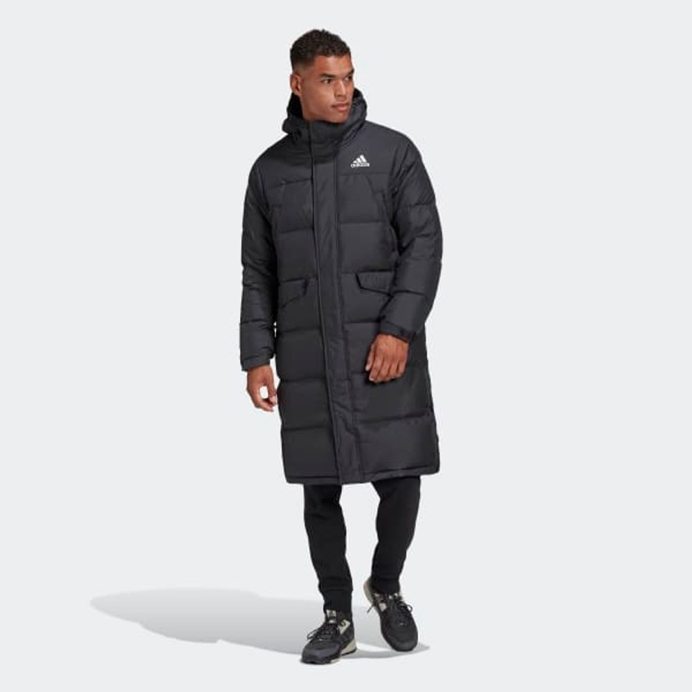 Adidas long parka sales