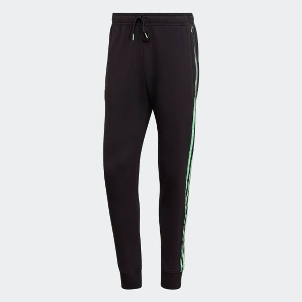 Green and best sale black adidas pants