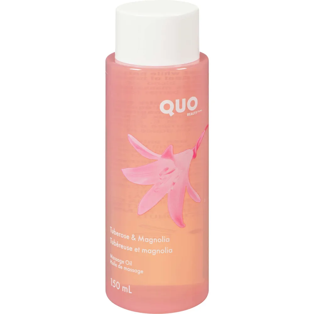 Quo Beauty Tuberose & Magnolia Massage Oil Hillside Shopping Centre