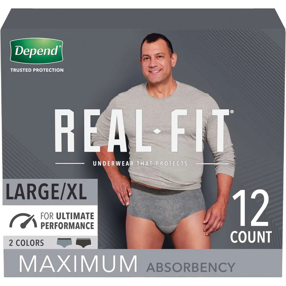 Men's incontinence briefs online