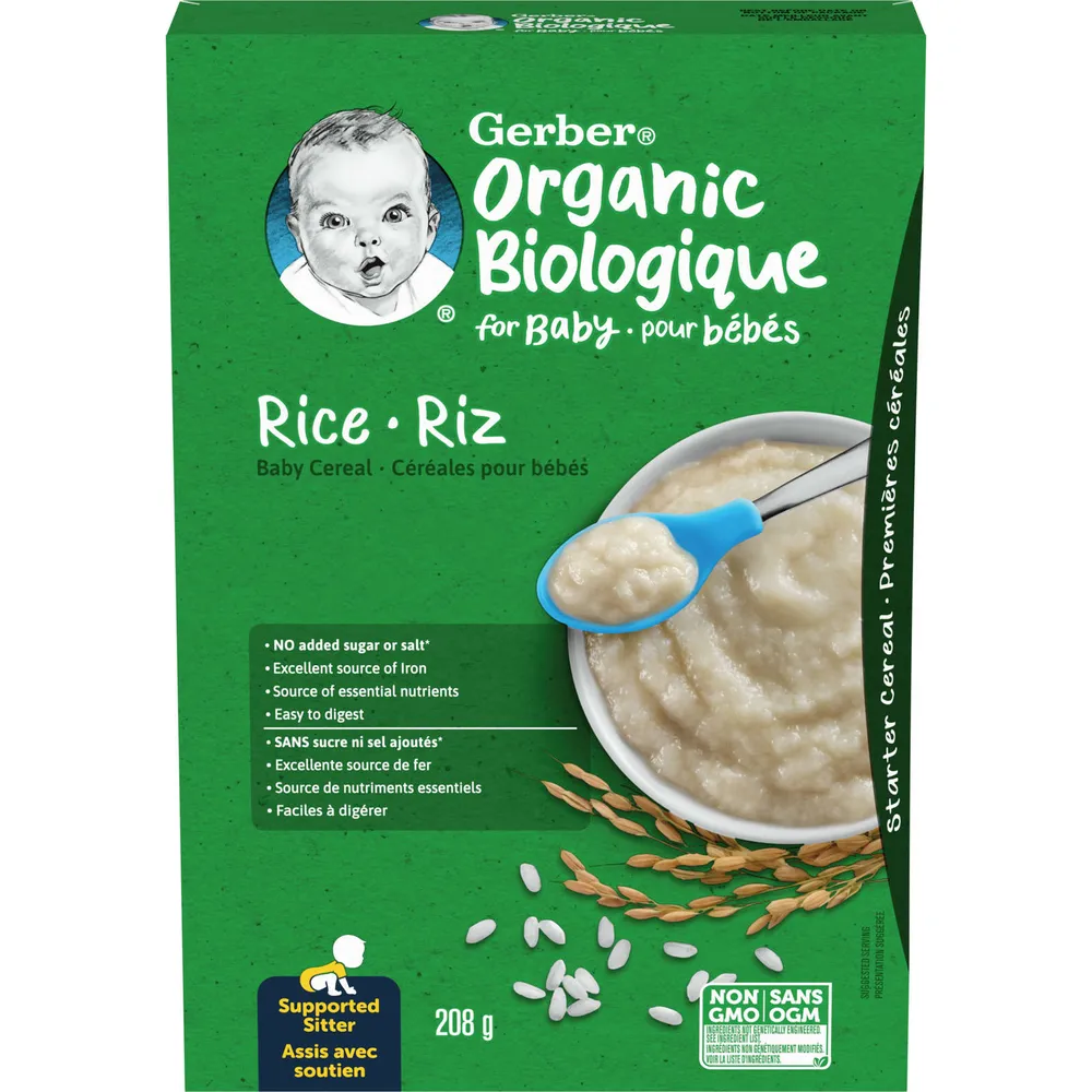 Gerber Organic Baby Cereal Rice Hillside Shopping Centre