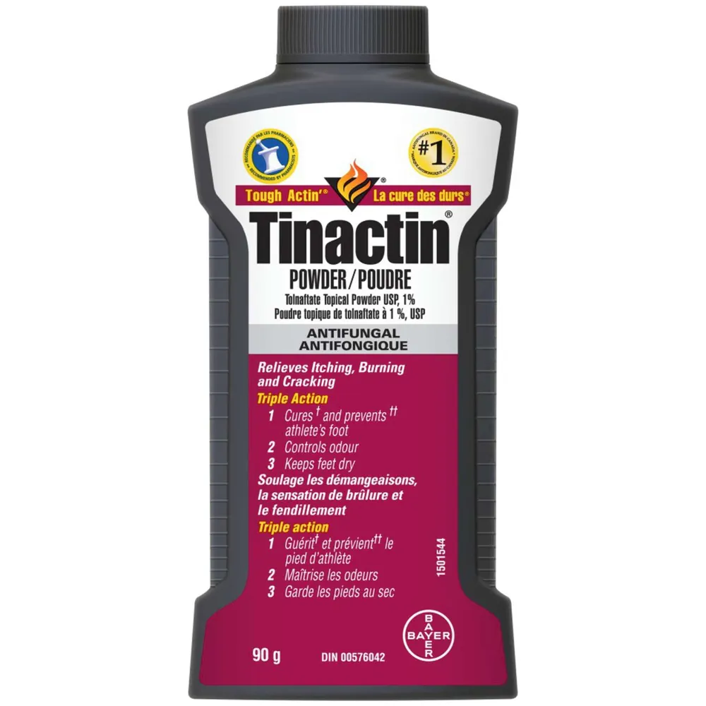 Tinactin Powder, Antifungal treatment, 90 g Niagara Pen Centre