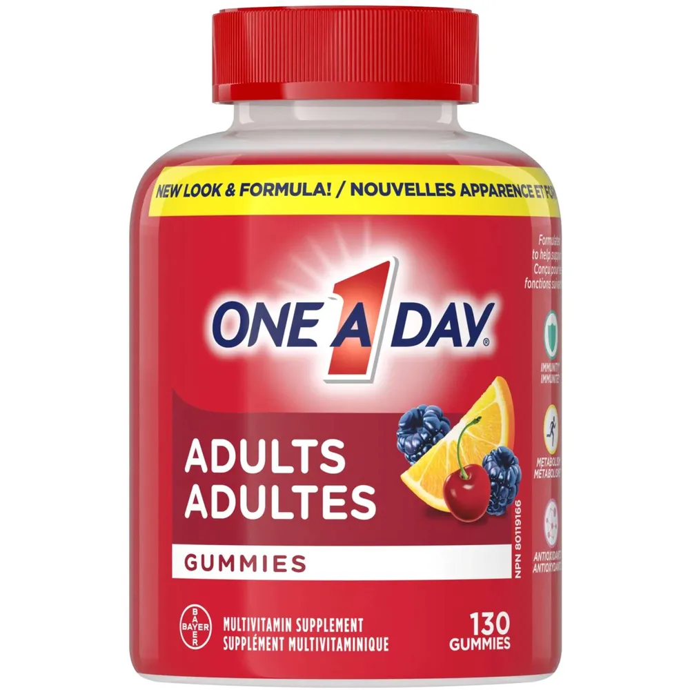 One A Day Adult Multivitamin Gummies Daily Gummy Multivitamins For