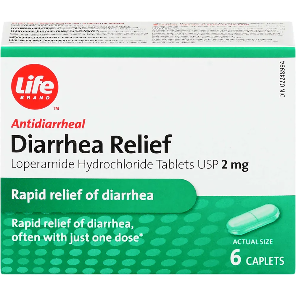 Life Brand DIARRHEA RELIEF Loperamide Hydrochloride Tablets Hillside