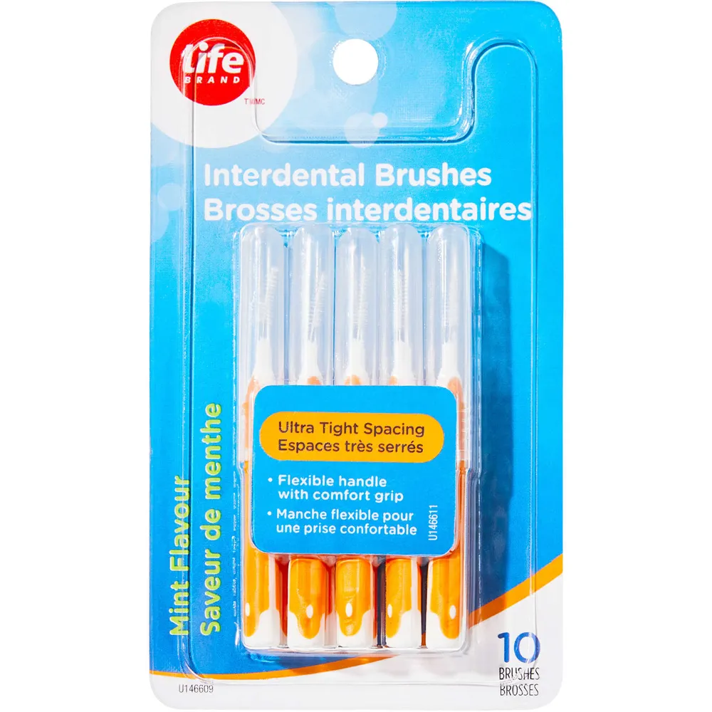 Life Brand Interdental Brushes Ultra Tight Spacing Niagara Pen Centre
