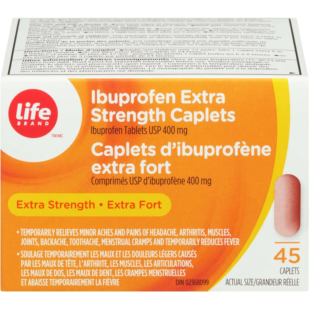 Life Brand Ibuprofen Extra Strength Caplets The Pen Centre