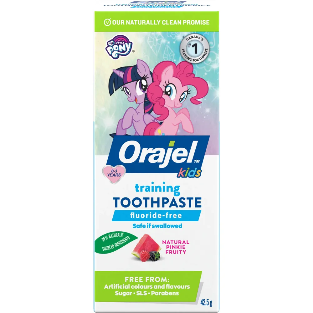 Orajel Kids My Little Pony FluorideFree Training Toothpaste Niagara