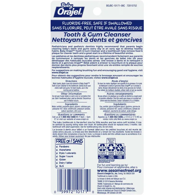 Baby orajel shoppers drug best sale mart