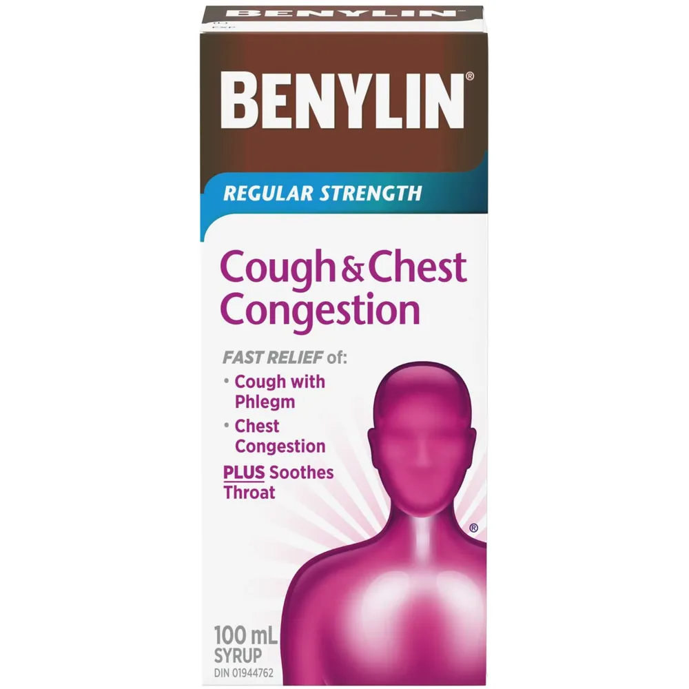 Benylin Regular Stregnth Cough & Chest Congestion Relief Syrup The