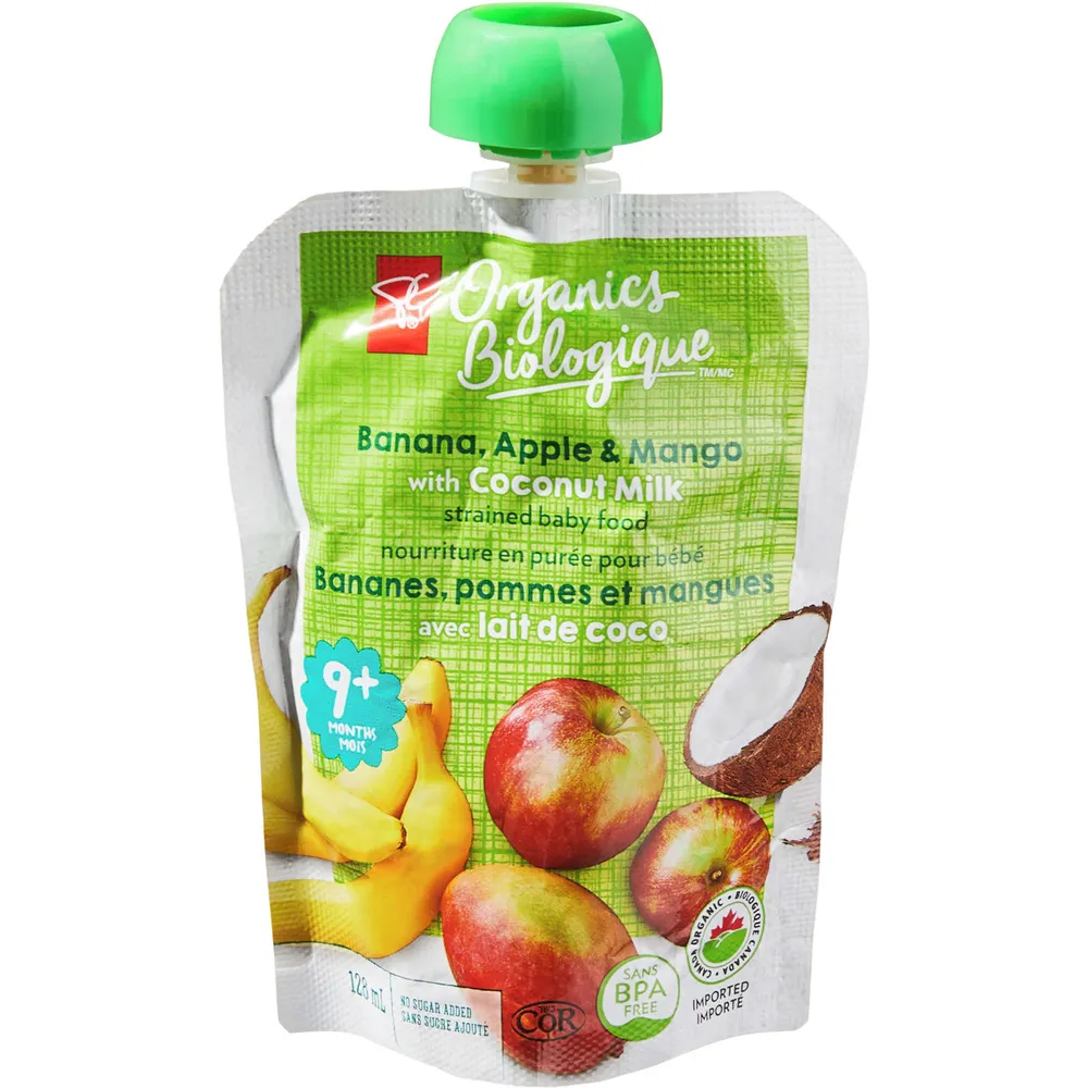 Pc organics baby food clearance