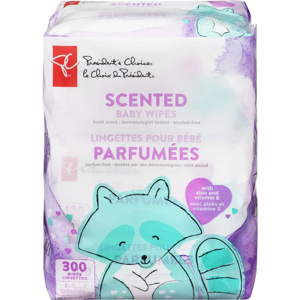 Pc Baby Wipes Sctd 300
