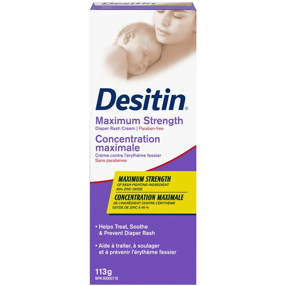 Desitin Diaper Rash Cream For Baby, Zinc Oxide Cream Square, 44 OFF