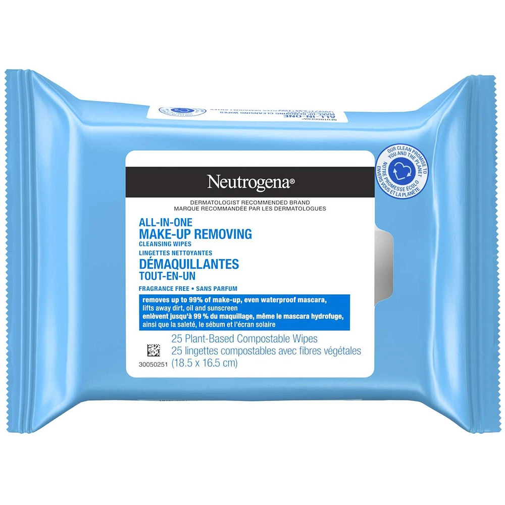 Neutrogena All In one makeup Remover fragrance free Facial Cleansing