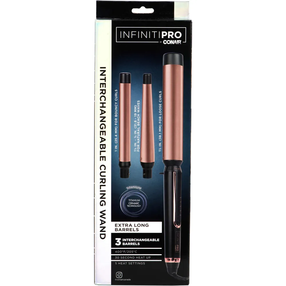 Conair InfinitiPRO Interchangeable Curling Wand Hillside