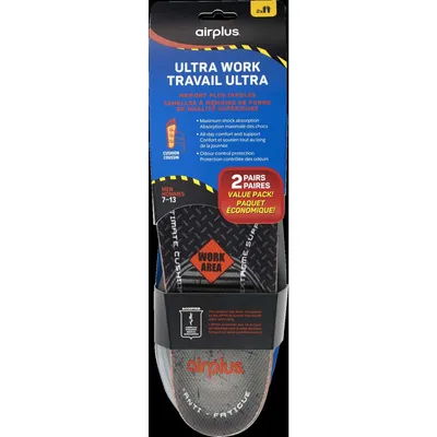 Air plus work insoles hotsell