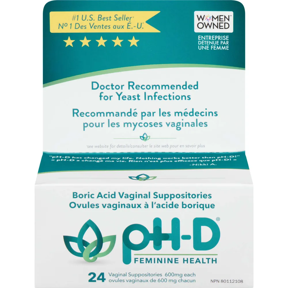 Boric acid deals vaginal suppositories