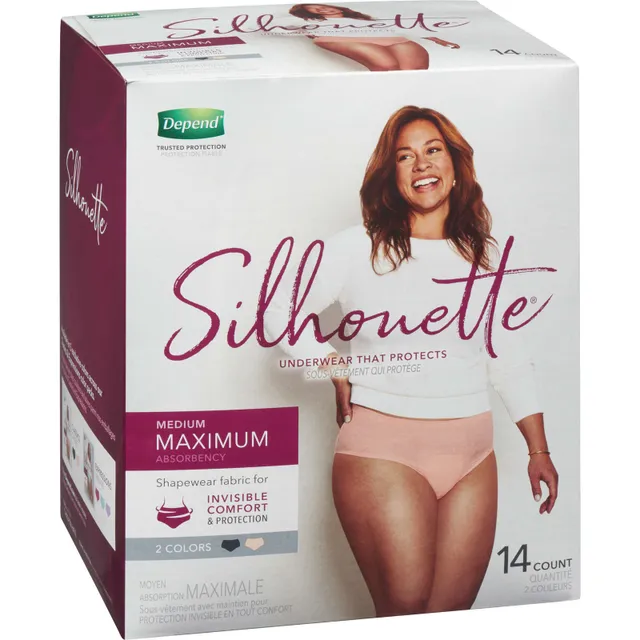 Depend Silhouette Adult Incontinence Underwear for Women