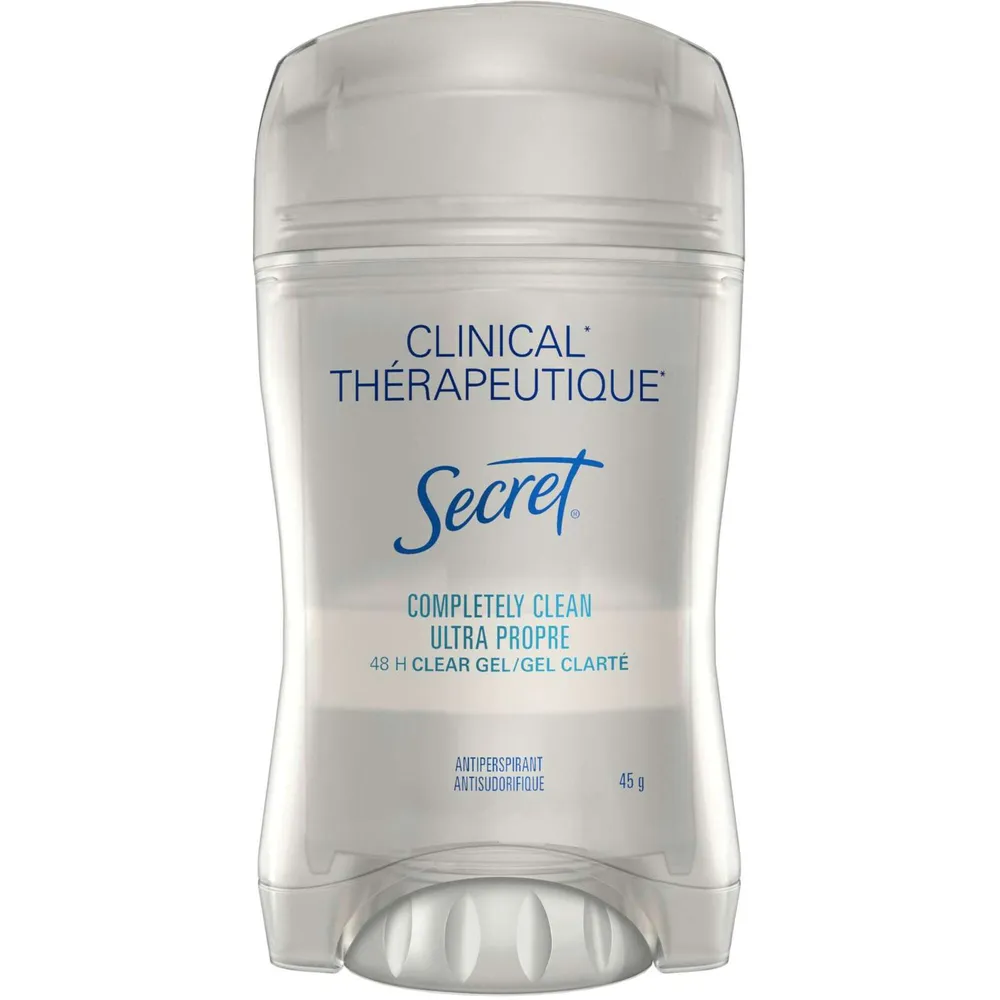 Secret Clinical Antiperspirant and Deodorant Clear Gel, Completely