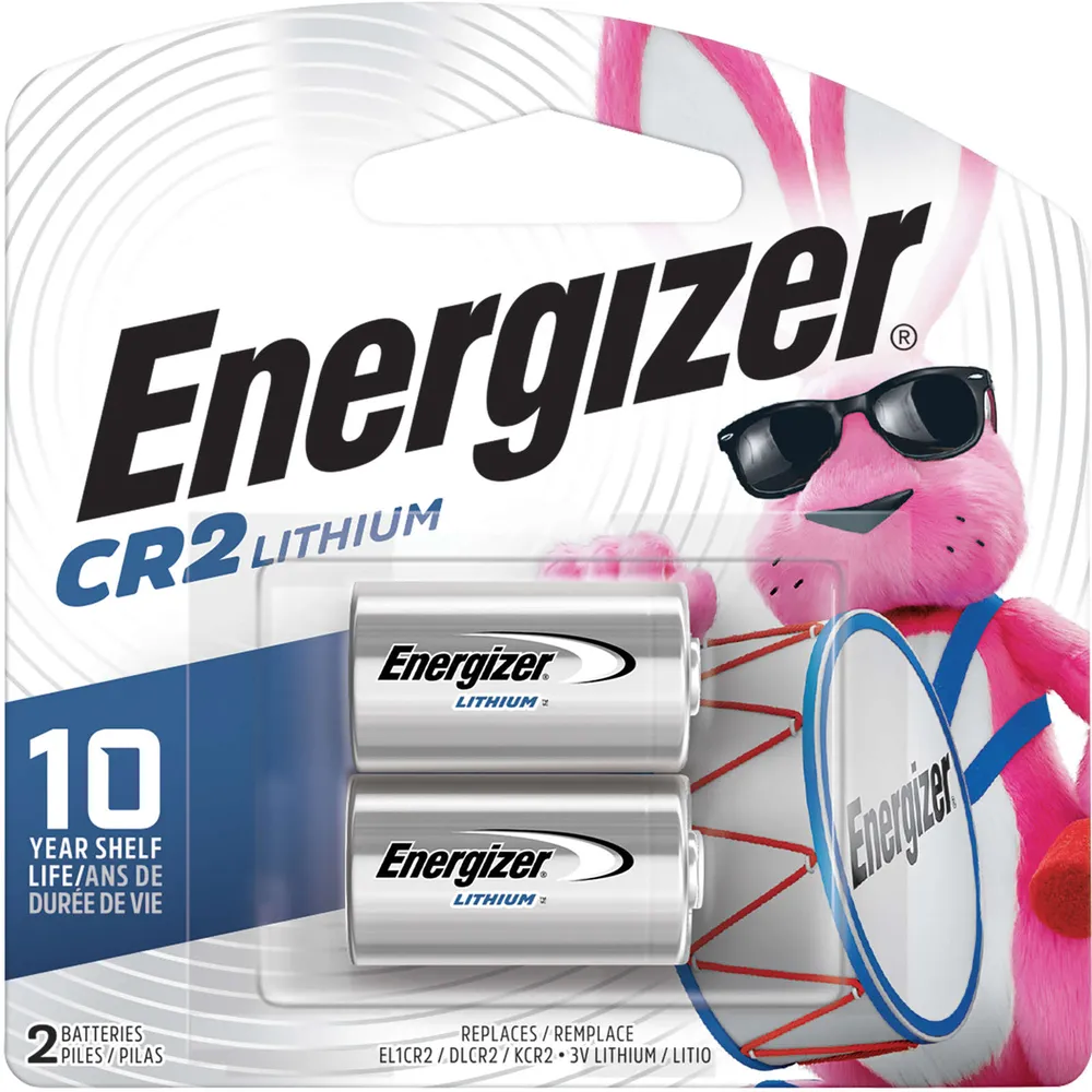 CR2 Lithium Batteries 2 Pack 3V Photo Batteries