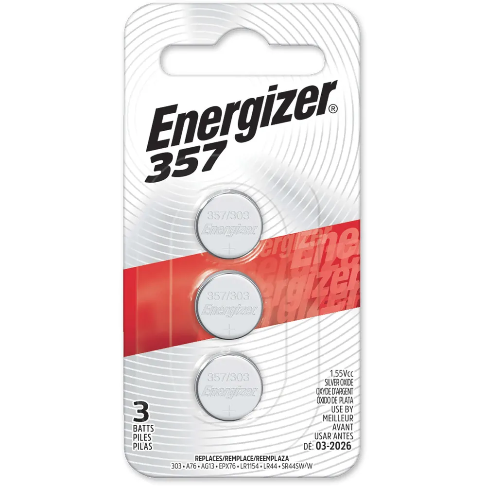 Energizer 357 3pk Watch Battery Hillside Shopping Centre