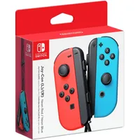Joy Con L R Neon Red Blue