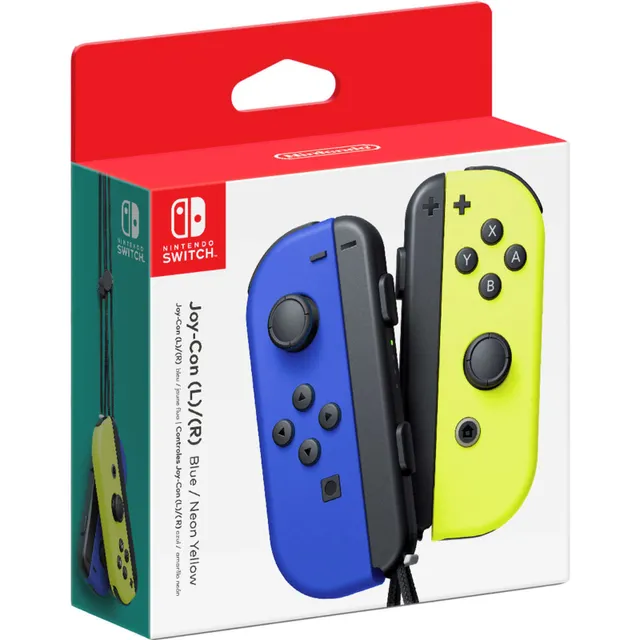 Nintendo Joy Con L R Neon Red Blue Hillside Shopping Centre