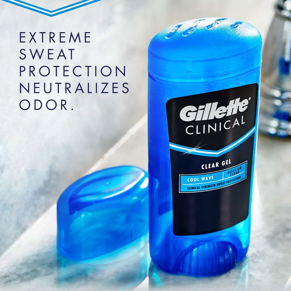 Gillette Clinical Strength Antiperspirant Deodorant Gel edu.svet.gob.gt