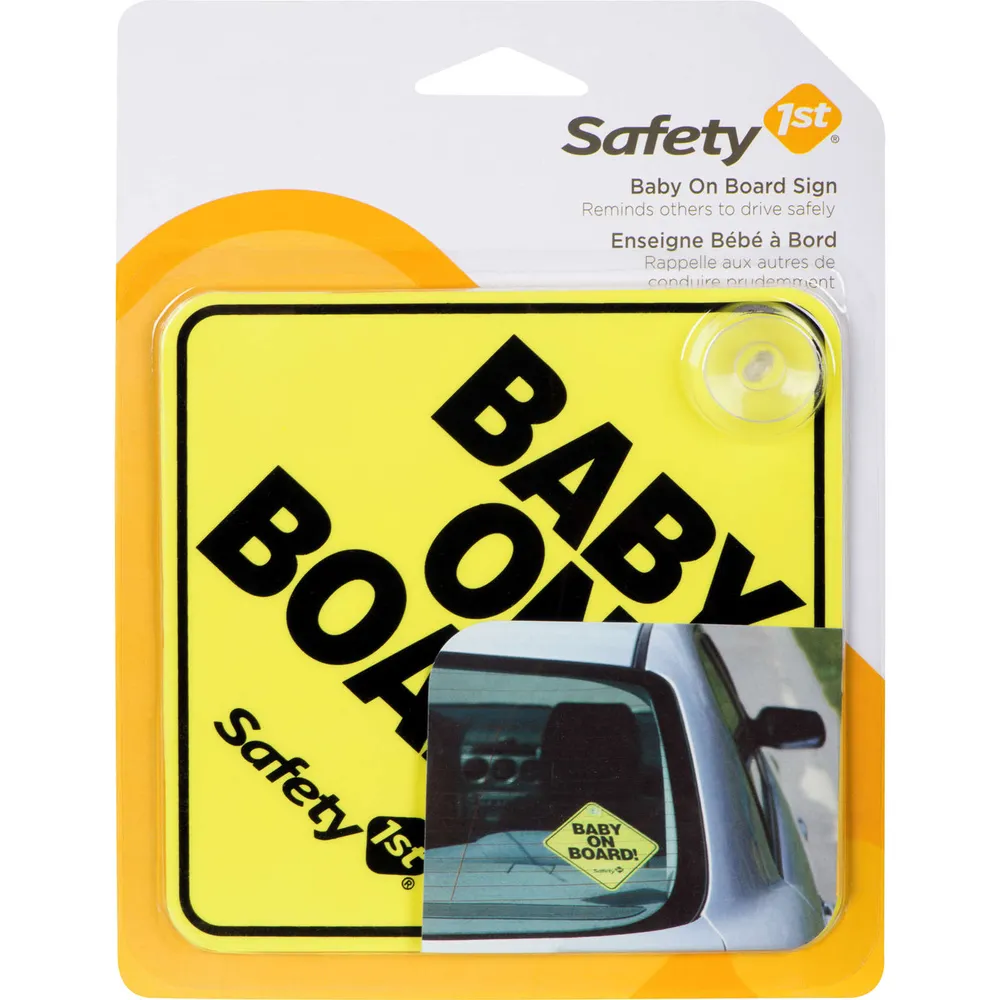 Safety 1st baby sales on board sign