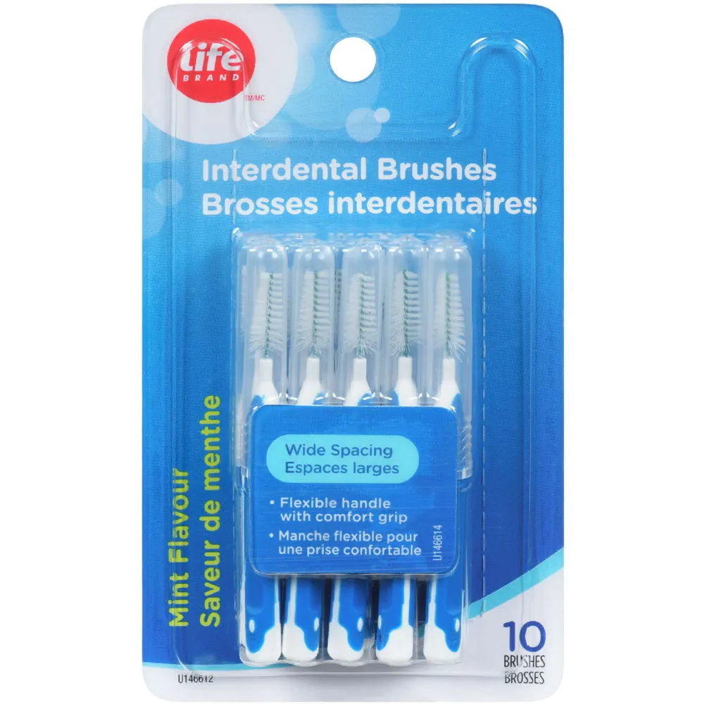 Life Brand Interdental Brushes Wide Spacing Niagara Pen Centre