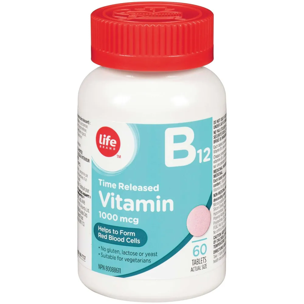Life Brand Time Released Vitamin B12 1000 mcg Niagara Pen Centre