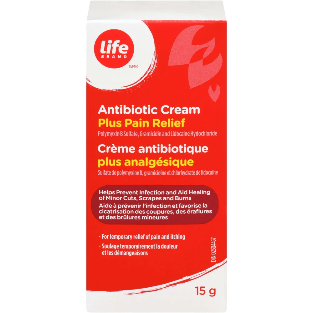 Life Brand Antibiotic Cream Plus Pain Relief Niagara Pen Centre