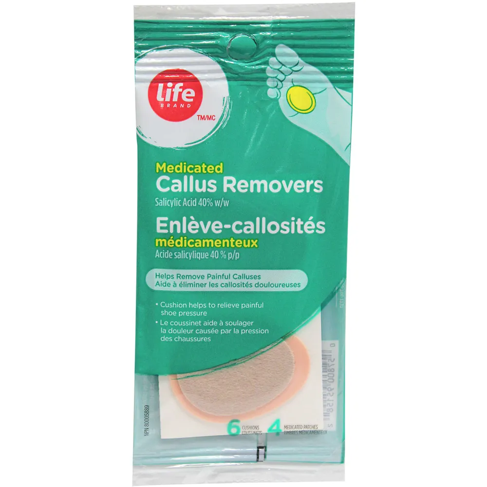 Life Brand Medicated Callus Removers Salicylic Acid 40 w/w Hillside