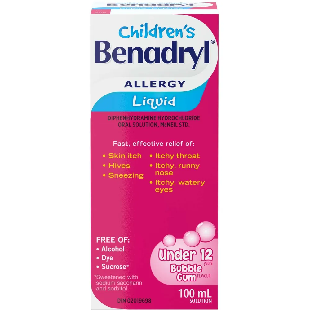 Benadryl Children s Liquid Allergy Medicine Hillside Shopping Centre