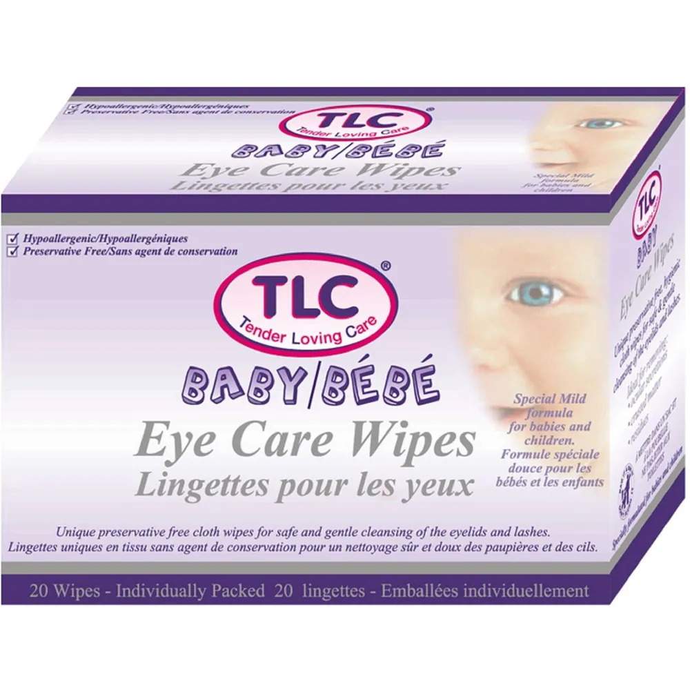 TLC Eye Care Wipes Baby The Pen Centre