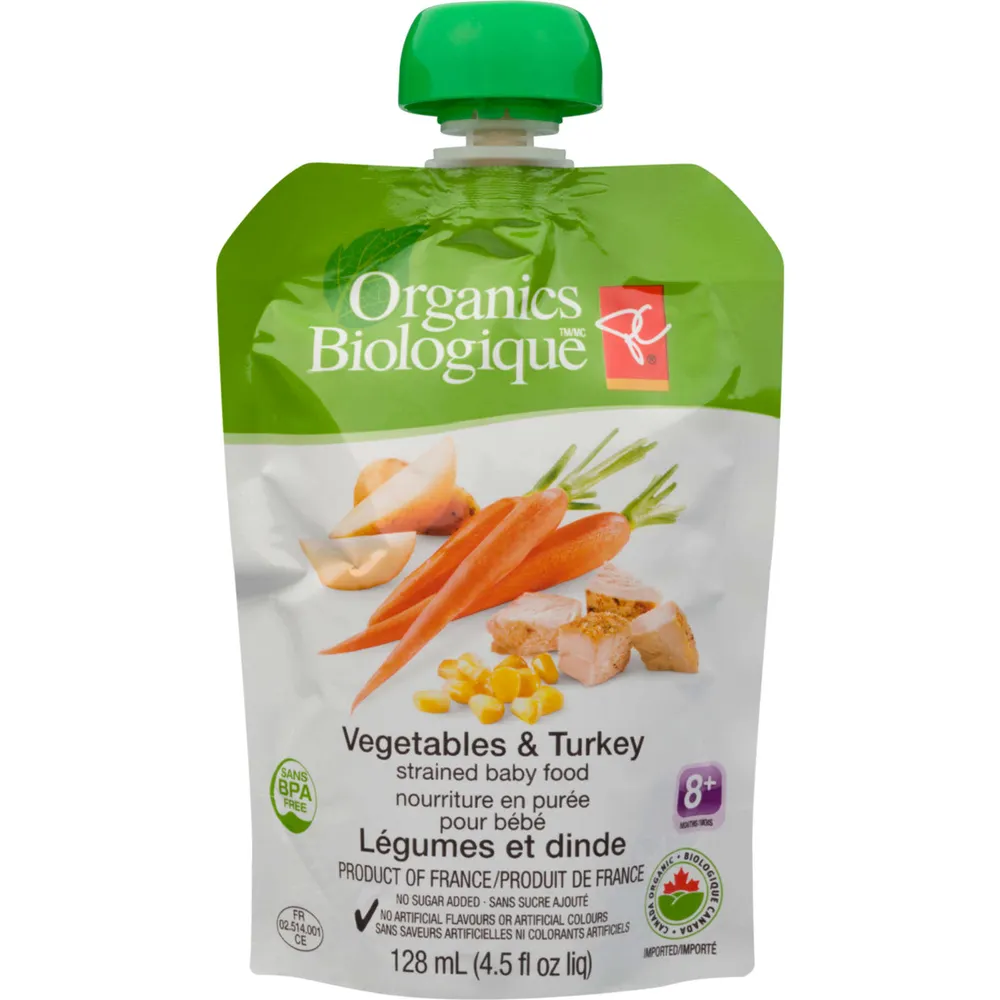 Organic biologique cheap baby food