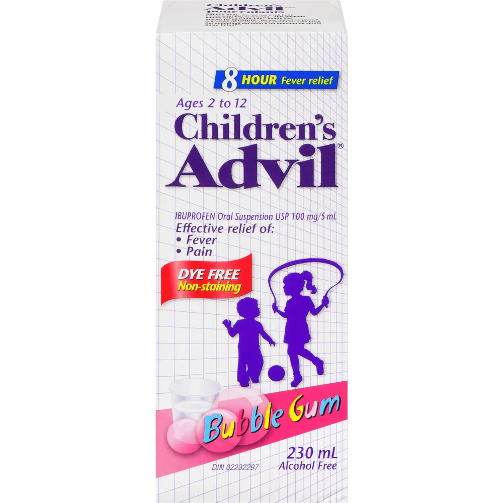 Advil Children's Advil Fever and Pain Relief Ibuprofen Oral Suspension