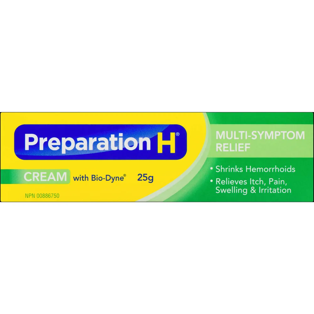 Preparation H® MultiSymptom Hemorrhoid Treatment Cream with BioDyne