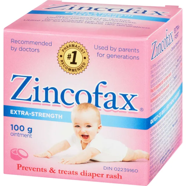 Zincofax diaper rash cream sales