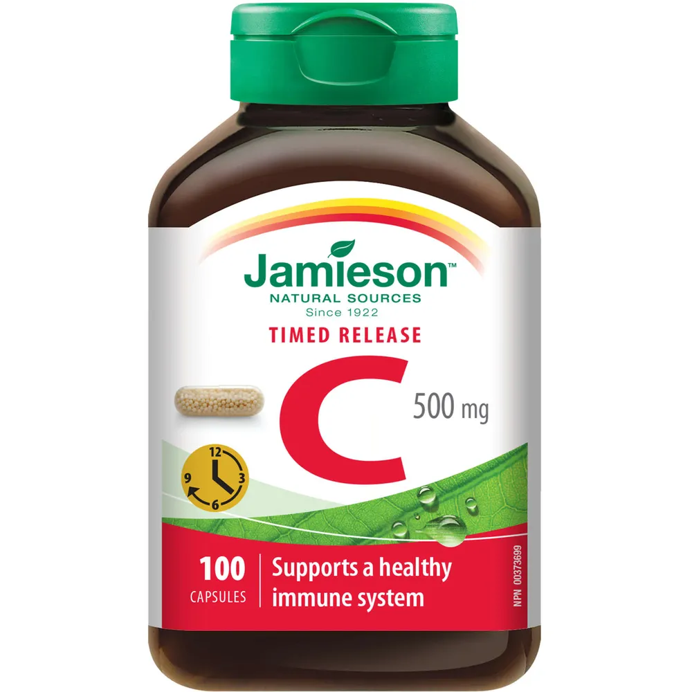 Jamieson Vitamin C 500 mg Timed Release Capsules The Pen Centre